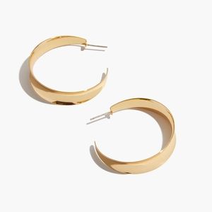 Madewell Sculptural Statement Hoop Earrings